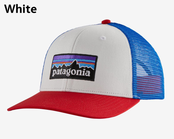 Patagonia P-6 Logo Trucker Hat WHI Patagonia P-6 Logo Trucker Hat WHI